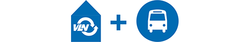 Icon VLN Geschäftstelle und Bus